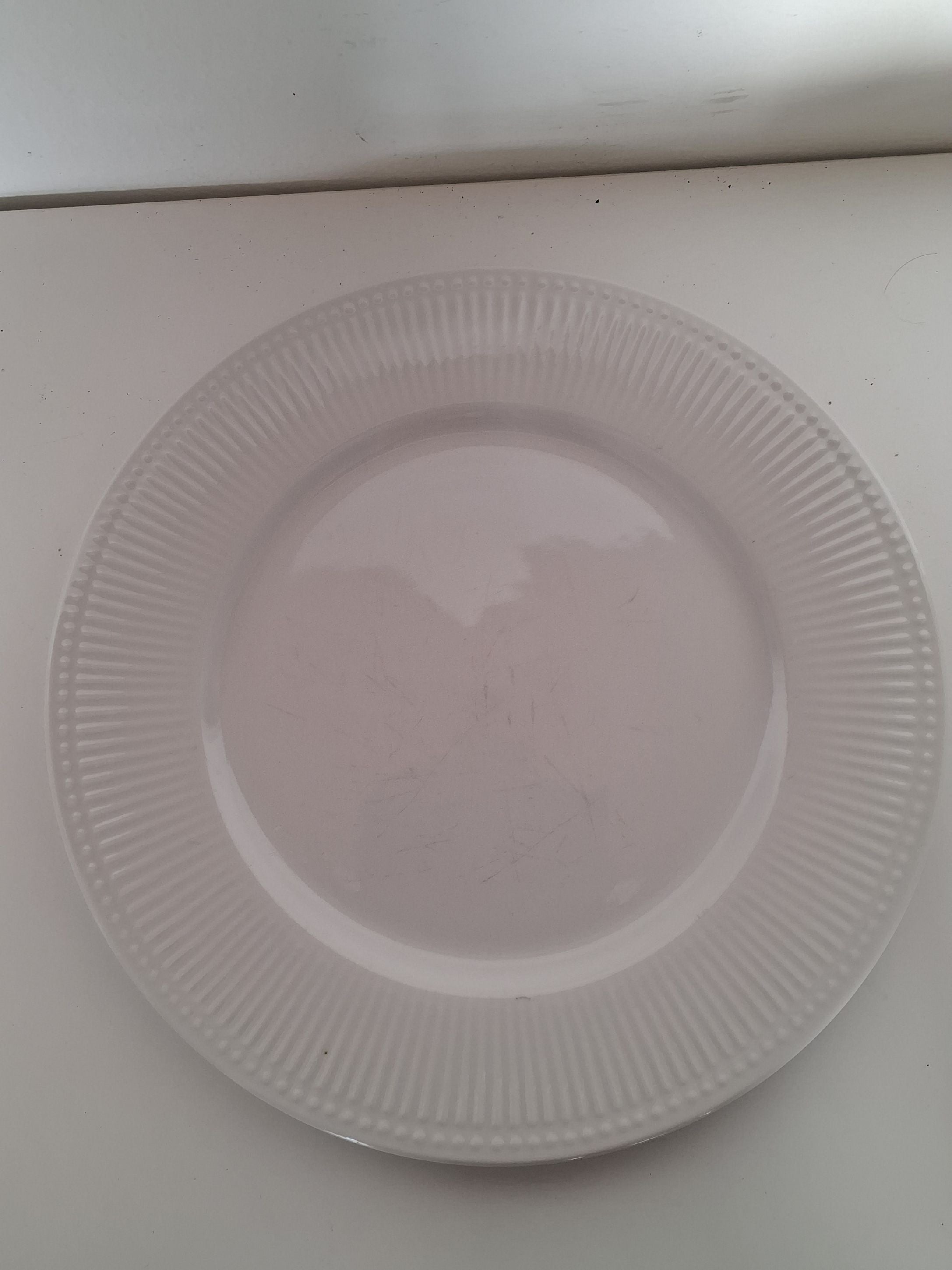 Tallerken - Riflet kant